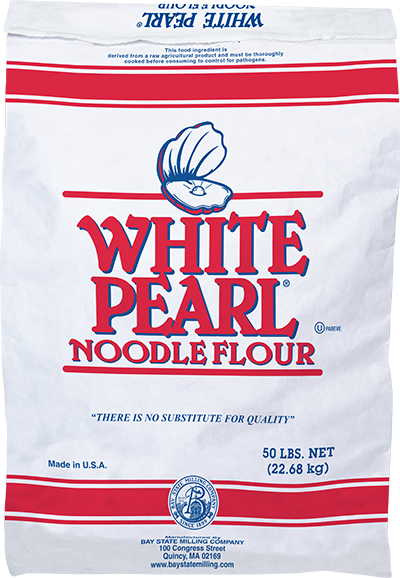 White Pearl Noodle Flour Bag
