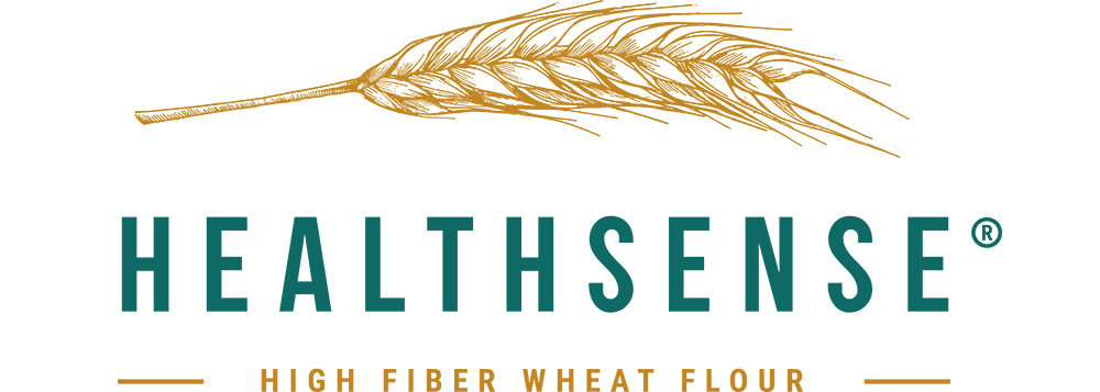 HealthSense high-fiber wheat flour logo