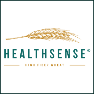 HealthSense high fiber wheat flour logo